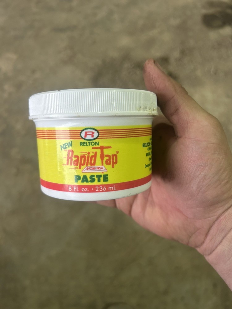 Relton 08Z-NRT 8 oz. Jar Rapid Tap All-Metal Cutting and Drilling Paste
