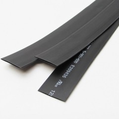 1.0″ ID Black Heat Shrink Tube 2:1 ratio polyolefin wrap (2 feet) 1″ inch 25mm