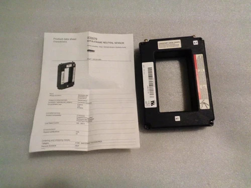 Square D S33579 M/P/R Frame Neutral Sensor Current Transformer 300A-800A NEW