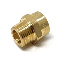 G Thread (Metric BSPP) Female to NPT Male Adapter – Lead Free (3/8″ x 3/8″)
