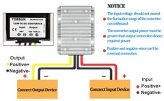 Voltage Reducer DC 48V 36V to DC 12V 10A 120W Converter Step Down Transformer