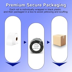 10 Rolls 30374 Non-Adhesive Appointment Business 300 Card for LW 2” x 3 1/2”