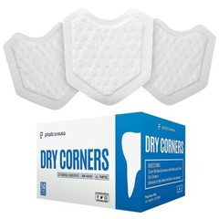 plastcareusa Dry Corners Saliva Control Pads, Small, 50/Box