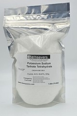 Potassium Sodium Tartrate Tetrahydrate, Crystal, ACS, 99.87%, 500g