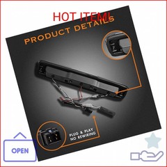 Cxdar Third 3rd Brake Light, LED High Mount Stop Light for 1999-2007 Chevy Silve