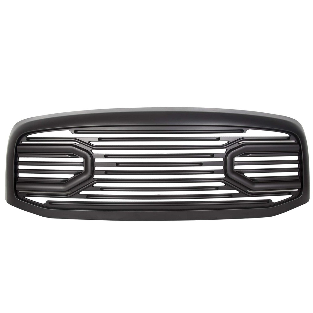 Front Bumper Grille 2006-2009 Dodge RAM 2500 3500 Big Horn W/O Light Matt Black