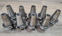 9PC CAT40 ER16 Tool Holders Balanced G2.5 20K RPM Valenite CNC Milling Taper