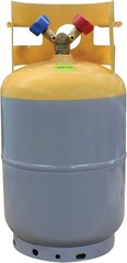 30 lb Refrigerant Recovery Cylinder, Yellow/Gray-~