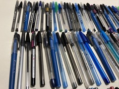 Lot of 120 Ballpoint Pens Assorted Paper Mate BIC Foray Staedtler Pentel more