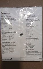 Neenah Exact Index Heavyweight White Card Stock 8.5×11 in 110 lb 250 Sheets