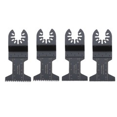 104Pcs Carbon Steel Oscillating Multi Tool Saw Blades Arc Edge Design For Metal