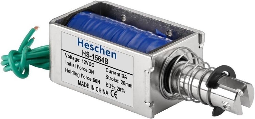 DC Solenoid Electromagnet Push Pull Type HS-1564B DC12V 3A Voltage: 12.0 Volts