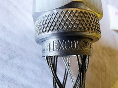 Lot of 3- Pass & Seymour Flexcor CG408 Cord Grip Strain Relief
