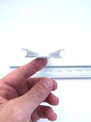 10 Pieces DIN Rail Slotted Aluminum RoHS 8 in. long 35mm 7.5mm 6.67 ft. Total