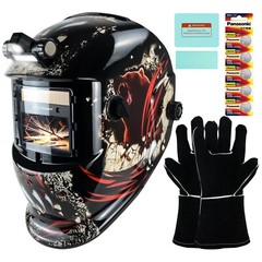TRQWH Welding Hood with Light & Extreme Tools Bag, 1/1/1/2 Optical Clarity
