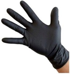 8 Mil Black Heavy Duty Thick Nitrile Industrial Gloves Case 1000 PC New S M L XL