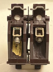 Wadsworth A250NI 50 Amp 2 Pole Metal Foot Circuit Breaker A250