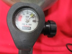 Mfg 2009 MSA 30 Min Carbon 2216 PSI SCBA Cylinder Valve scba AIR TANK BOTTLE