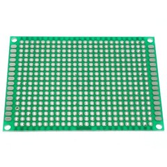 5cm x 7cm Green PCB Printed Circuit Board, 5 Pack, 432 Holes, 32 Pads