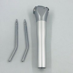 Dental 3 Way Air Water Spray Triple Syringe Handpiece w/ 2 Nozzles Tips Tubes US