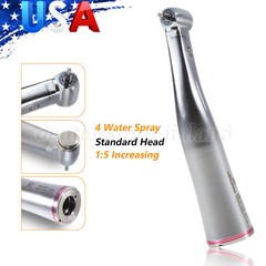 MINI Dental 1:5 Ratio Increasing Contra Angle Handpiece fit NSK Red Ring