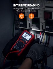 AstroAI Multimeter Tester, TRMS 4000 Counts Volt Meter Multicolored-Test Kit