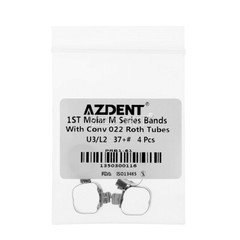 Dental Orthodontic Buccal Tube Bands Roth 022 Convertible U/3 L/2 For 1st Molar