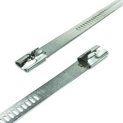 10 pack Secure 14″ long Stainless Steel Positive Locking Zip Ties Heat Resist…