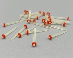 Dental Endo Quartz Fiber Post Straight Screw Thread Posts 1.0 1.2 1.4 1.6 1.8mm