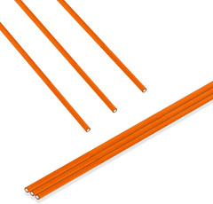 10 Pcs Sticks 56% Bag-7 Silver Alloy Brazing Rods 18″ Flux Coated
