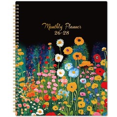 2026 2027 2028 Monthly Planner 24 Month Tabs 8.5×11 Year Calendar