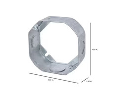 Steel City 55151-1/2-3/4 Octagon Box Extension Ring 4 x 1-1/2 Inch