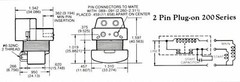 New Sensata 1-Phase Motor Start Compressor Relay Plug-On Female 1/4 3CR-204-180