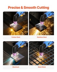 VEVOR Plasma Cutter 50A Non-Touch Pilot Arc Plasma Cutting Machine 110V/220V