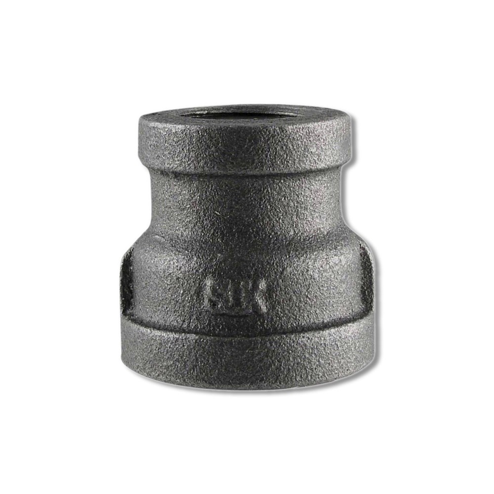 STZ Industries 2-1/2 in FIP Black Malleable Iron Reducing Coupling 350RC-4212
