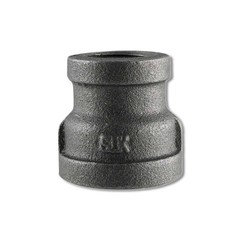 STZ Industries 2-1/2 in FIP Black Malleable Iron Reducing Coupling 350RC-4212