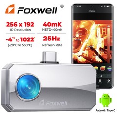 FOXWELL RT100 Infrared Thermal Imaging Camera Temperature Imager 256X192 Pixels