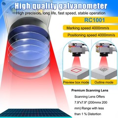 10W UV Laser Marking Machine Engraver Marker For Glass Wood Metal PVC S&A