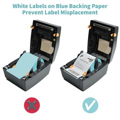 2 Rolls 4×6 Direct Thermal Printer Labels 500 Labels with Zebra, Rollo Label …