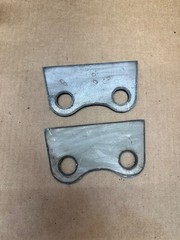 Mini Excavator Bucket Ears Universal AGT CFG 25mm 1″ Chinese 1 Ton PAIR 1/4″
