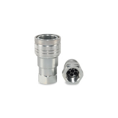 3/4″ AG Hydraulic Quick Couplers Set – 3/4″ NPT Thread