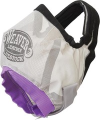 Weaver Leather Weaver Livestock Cattle Fly Mask Adjustable Mesh-Covered Cow