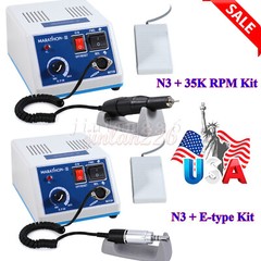 Dental Lab MARATHON-III Micromotor 35K RPM Polisher Grinder Machine Tool & Pedal