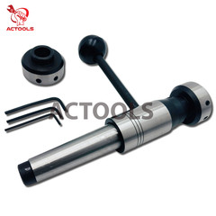 MT2 Lathe Tailstock Floating Type Die Holder Set Shank 2MT Inch Imperial Size