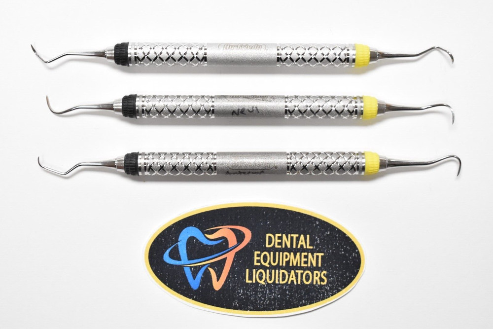 Hu-Friedy Dental Scalers – 3 Instruments S204S9E2, SCNEVI49E2 & SN1379E2