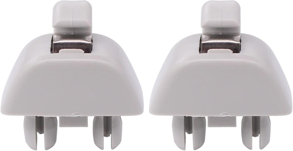 2006-2019 Audi A6 A7 A8 S6 S7 S8 Passat Gray Interior Sun Visor Clip Bracket 2pc