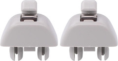 2006-2019 Audi A6 A7 A8 S6 S7 S8 Passat Gray Interior Sun Visor Clip Bracket 2pc