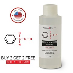 Benzyl Benzoate 2 oz. USP/NF Wholesale Cas: 120-51-4 Bulk for Aroma, Cosmetics