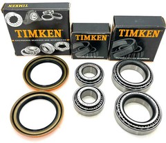TIMKEN Ford F-150 2wd Front Wheel Bearings and Seal Kit 1997-2003 (2 sides)