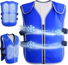 Cooling Vest for Men & Women, Ice Vest with Ice Packs Ice Jacket for Work,